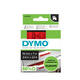 Labeltape Dymo LabelManager D1 polyester 19mm zwart op rood