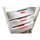 Labeltape Dymo LabelManager D1 polyester 19mm zwart op rood