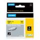 Labeltape Dymo Rhino industrieel krimpkous 9mm zwart op geel