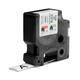 Labeltape Dymo Rhino industrieel krimpkous 19mm zwart op wit