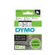 Labeltape Dymo LabelManager D1 polyester 6mm zwart op transparant