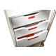 Labeltape Dymo LabelManager D1 polyester 9mm zwart op rood