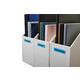 Labeltape Dymo LabelManager D1 polyester 9mm zwart op blauw