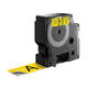 Labeltape Dymo LabelManager D1 polyester 24mm zwart op geel