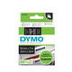 Labeltape Dymo LabelManager D1 polyester 19mm wit op zwart