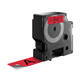 Labeltape Dymo LabelManager D1 polyester 24mm zwart op rood