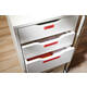 Labeltape Dymo LabelManager D1 polyester 24mm zwart op rood