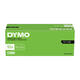 Reliëftape Dymo embossing vinyl 9mm wit op rood