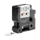 Labeltape Dymo Rhino industrieel polyester 19mm zwart op wit