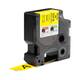Labeltape Dymo Rhino industrieel vinyl 19mm zwart op geel