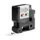 Labeltape Dymo Rhino industrieel vinyl 19mm zwart op wit