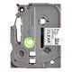 Labeltape Brother P-touch TZe-111 standaard 6mm zwart op transparant