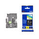 Labeltape Brother P-touch TZe-325 standaard 9mm wit op zwart