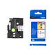 Labeltape Brother P-touch TZe-N231 ongelamineerd 12mm zwart op wit