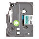 Labeltape Brother P-touch TZe-731 standaard 12mm zwart op groen