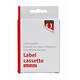 Labeltape Quantore TZe-221 9mmx8m zwart op wit