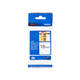 Labeltape Brother P-touch TZe-N241 ongelamineerd 18mm zwart op wit