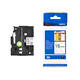 Labeltape Brother P-touch TZe-N241 ongelamineerd 18mm zwart op wit