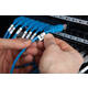 Labeltape Dymo LabelManager D1 nylon 12mm zwart op wit