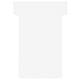 T-kaart Nobo nr.2 48mm wit 100 stuks