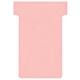 T-kaart Nobo nr.2 48mm roze 100 stuks