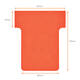 T-kaart  Nobo nr 1.5 36mm rood 100 stuks