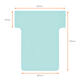 T-kaart Nobo nr 1.5 36mm blauw 100 stuks