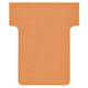 T-kaart Nobo nr 1.5 36mm oranje 100 stuks