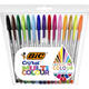 Balpen Bic Cristal large multicolour assorti 15 stuks