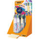 Balpen Bic 4kleuren medium Hydro ass