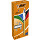 Balpen Bic 4kleuren shine medium goud