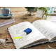 Gum edding R20 45x24x10mm met blauwe houder kunststof wit