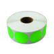 Etiket 50x50mm rond fluor groen premanent K45, 2000rol