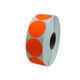 Etiket 50x50mm rond fluor oranje premanent K45, 2000rol
