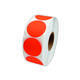Etiket 50x50mm rond fluor rood premanent K45, 2000rol