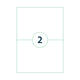 Etiket Rillprint 210x148mm 200st