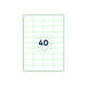 Etiket Rillprint 52.5x29.77mm 40st hittebestendig (1000)