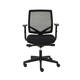 Bureaustoel "Easy" mesh rug zwart