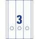 Rugetiket Avery breed/lang 59x297mm zelfklevend wit