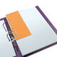 Scheidingsstrook Oxford duo 240x105mm oranje 60 stuks