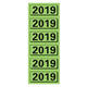Rugetiket Elba 2019 57x25mm groen 120 stuks