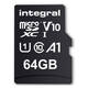 Geheugenkaart Integral microSDXC V10 64GB