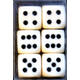 Dobbelstenen Verhaak 6 stuks