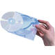 Cd opbergbox Quickflip standaard blauw 5 stuks