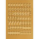 Etiket HERMA 4184 12mm getallen 0-9 goudfolie 66 stuks