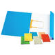 Clipmap Secolor A4 100% gerecycled karton 250gr blauw verpakt per 10 stuks