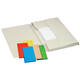 Dossiermap Djois Secolor Mammoet folio 3 kleppen 250gr recycled 360 x 250 mm rood 50 stuks