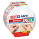 Verpakkingstape tesapack® Express Crystal Clear 50mx50mm handscheurbaar transparant