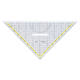 Geodriehoek Aristo 1648/2 325mm met greep transparant