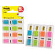 Indextabs Post-it 6834 11.9mmx43.1mm helder 3+1 gratis assorti 35 tabs per dispernser